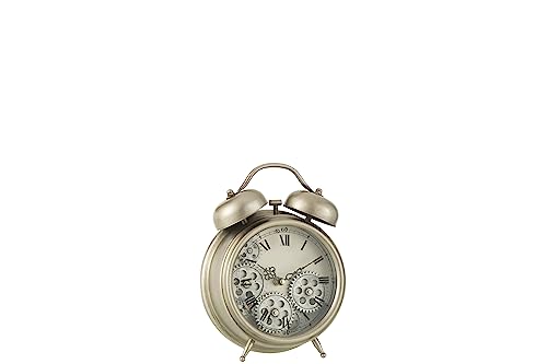 J-Line Uhr - Metall - Silber - Ø 26 cm von J-Line