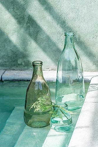 J-Line Vase, Flasche, Glas, transparent von J-Line