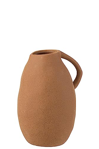 J-Line Vase, Kruche, Keramik, Braun, M von J-Line
