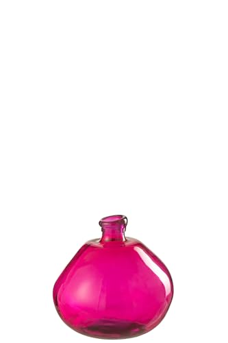 J-Line Vase Bulle Glas Fuchsia von J-Line