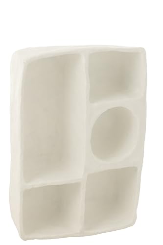 J-Line WANDREGAL Flint PAPPMACHE WEIß Large von J-Line