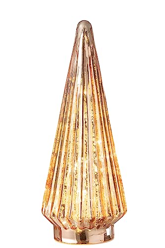 J-Line Weihnachtsbaum LED Glas ROSA Large von J-Line