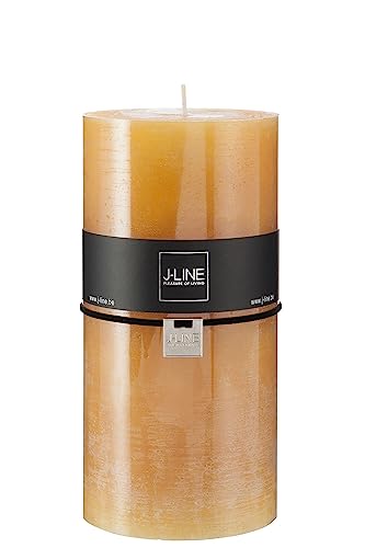 J-Line Astro Löwe Duftkerze - Sapphire Amber Tea - 50U - weiß von J-Line