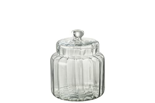 J-Line TOPF ELIA GLAS TRANSAPRENT SMALL von J-Line