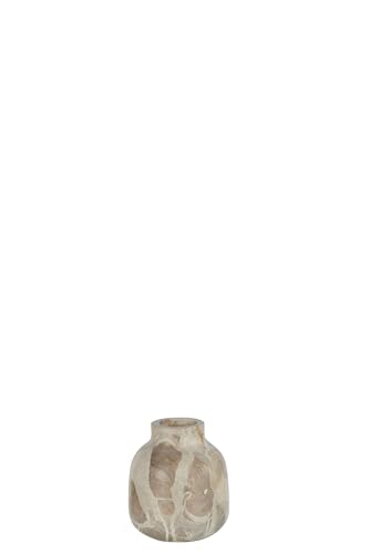 VASE FLASCHE MARMOR BEIGE SMALL von J-Line
