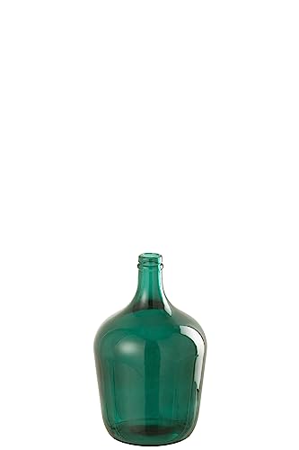 VASE Flasche Glas GRÜN von J-Line