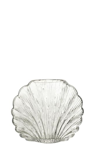 VASE Muschel Glas TRANSPARENT SMALL von J-Line