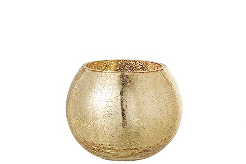 Windlicht Shimmering Gold (2er Set) von J-Line