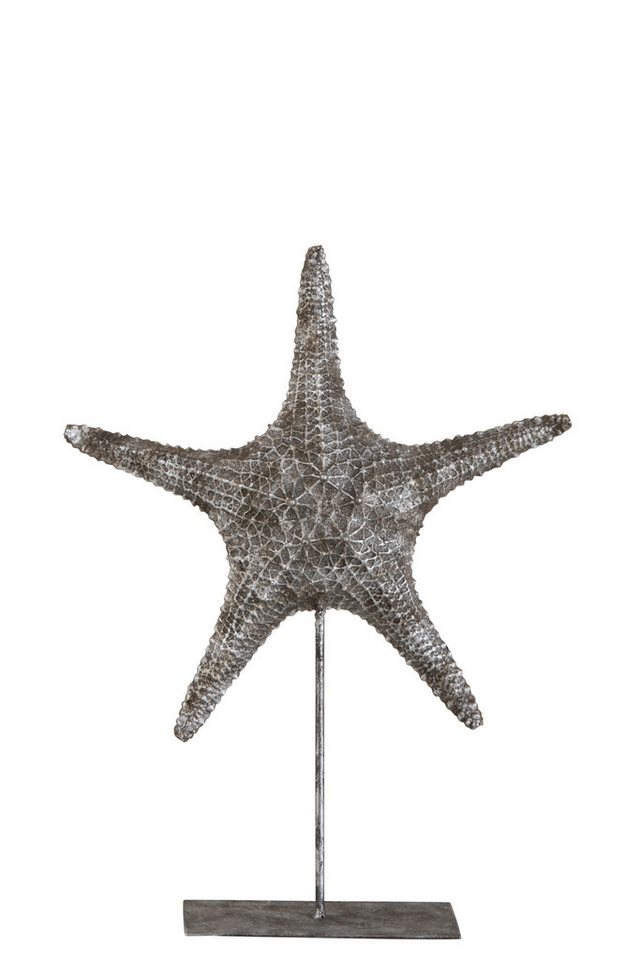 J-line Dekofigur Seestern Poly + Fuß Grau / Silber J-line Dekofigur Seestern Poly + Fuß Grau / Silber von J-line