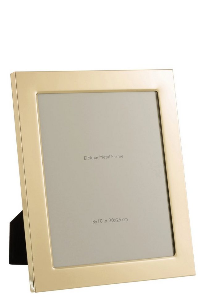 J-line Dekoobjekt 3er Set Goldene Fotorahmen mit Breitem Rand – 20X25 cm – Elegantes Met von J-line