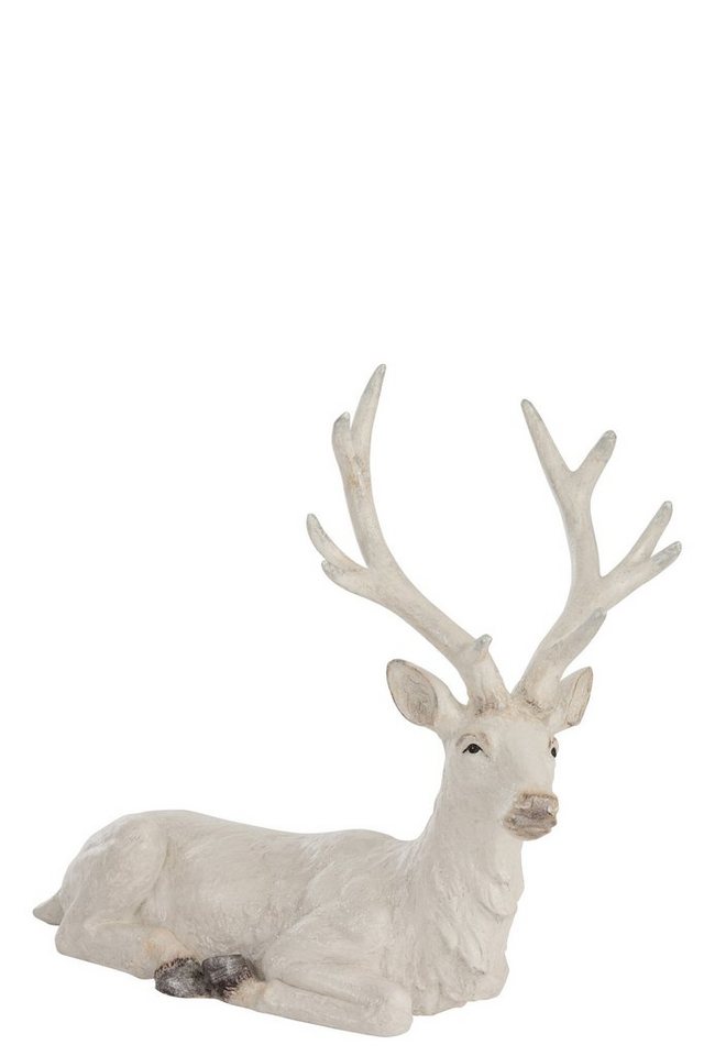 J-line Dekoobjekt Hirsch Figuren aus Magnesia in Weiß - Eleganz für Innen und Außen J-line Dekoobjekt Hirsch Figuren aus Magnesia in Weiß - Eleganz für Innen und Außen von J-line
