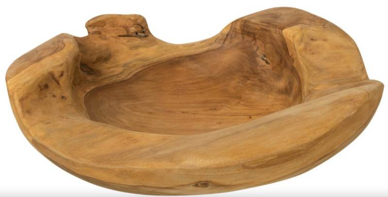J-line Dekoschale Schale Igor Unregelmäßig Teakholz Naturell Medium J-line Dekoschale Schale Igor Unregelmäßig Teakholz Naturell Medium von J-line
