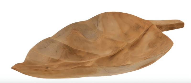 J-line Dekoschale Schüssel /Schale Blatt Teak Naturell Small J-line Dekoschale Schüssel /Schale Blatt Teak Naturell Small von J-line