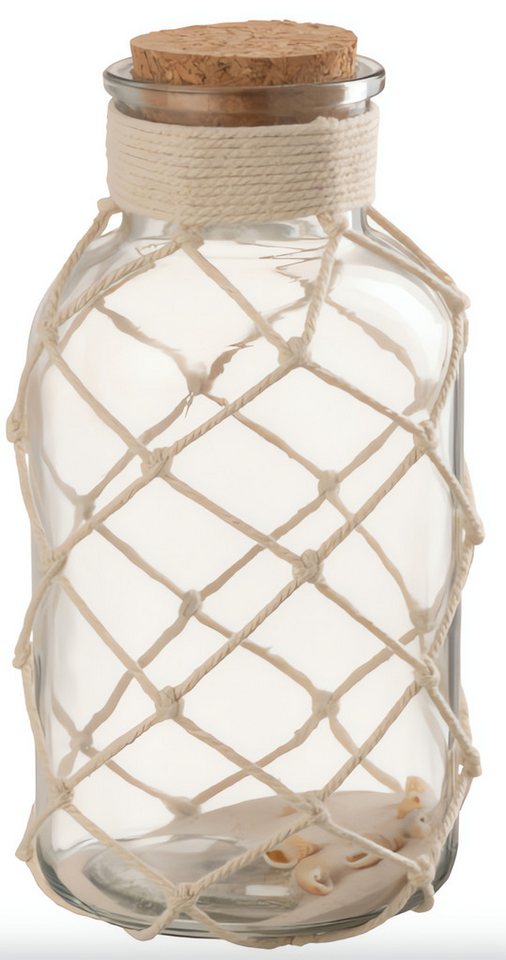 J-line Dekovase Vase Sand Muschel Glas Transparent Large J-line Dekovase Vase Sand Muschel Glas Transparent Large von J-line