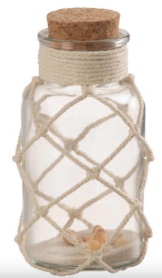 J-line Dekovase Vase Sand Muschel Glas Transparent Small J-line Dekovase Vase Sand Muschel Glas Transparent Small von J-line