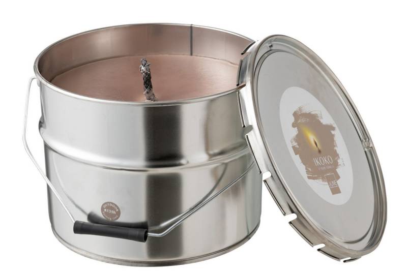 J-line Outdoorkerze Outdoorkerze Farbeimer Ikoko Metall / Wachs Taupe Large 135s J-line Outdoorkerze Outdoorkerze Farbeimer Ikoko Metall / Wachs Taupe Large 135s von J-line