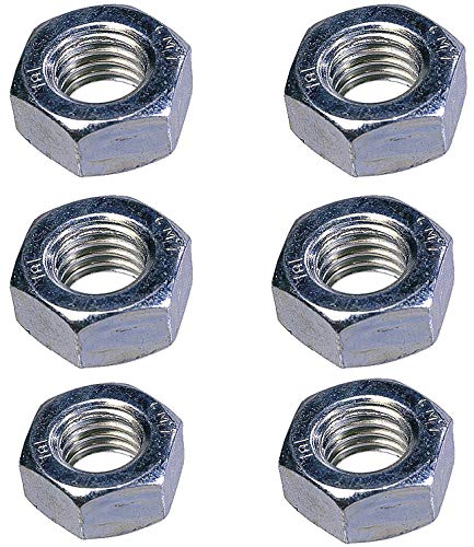 M16 Vollmuttern verzinkt 6 Stück von J&A Racing International