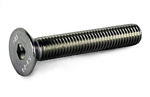 M6 x 35 mm Senkkopfschrauben (DIN 7991) – A2 Edelstahl, 6 Stück von J&A Racing International