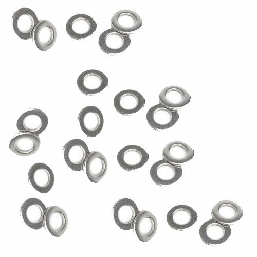 Unterlegscheiben M6, 6,0 mm, A2 Edelstahl, Form A, 25 Stück Unterlegscheiben M6, 6,0 mm, A2 Edelstahl, Form A, 25 Stück von J&A Racing International