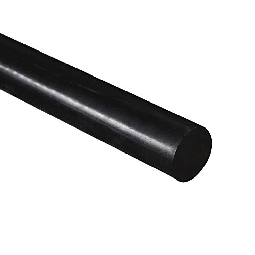 HDPE Rundstab aus hochdichtem Polyethylen, schwarz, 30 mm Durchmesser x 300 mm Länge, Grad A PE 500 von J&A Racing International
