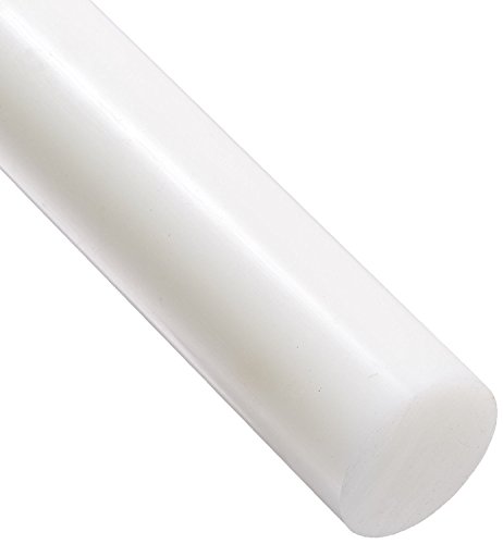 Nylon-Rundstange, durchscheinend, weiß, 16 mm Durchmesser x 300 mm lang, Klasse 6 von J&A Racing International
