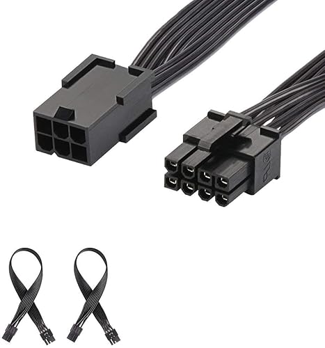 J&D 2er Pack Adapterkabel Power PCIe 6 Pin auf 8 Pin, PCI Express 6 Pin auf 8 Pin Power Adapter Kabel - 30cm J&D 2er Pack Adapterkabel Power PCIe 6 Pin auf 8 Pin, PCI Express 6 Pin auf 8 Pin Power Adapter Kabel - 30cm von J&D