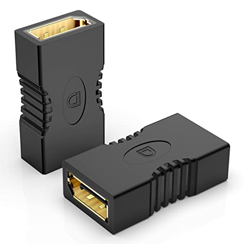 J&D 2er-Pack DisplayPort Adapter Kupplung, Vergoldete 4K-DP-Buchse auf DP-Buchse-Koppler DisplayPort-Extender, Unterstützt 3D-4K-Ethernet J&D 2er-Pack DisplayPort Adapter Kupplung, Vergoldete 4K-DP-Buchse auf DP-Buchse-Koppler DisplayPort-Extender, Unterstützt 3D-4K-Ethernet von J&D