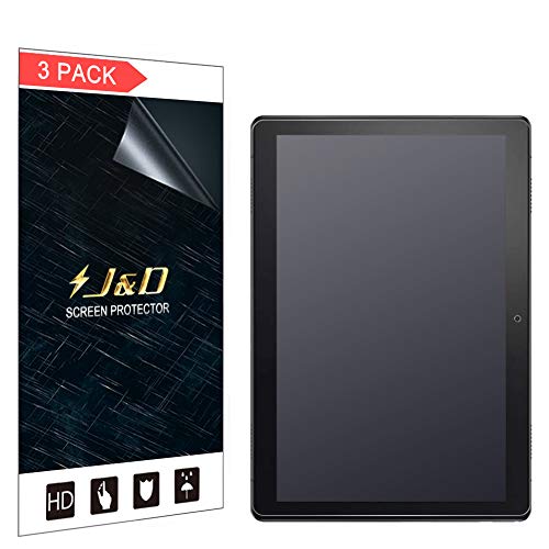 J&D Kompatibel für Lenovo Smart Tab M10 10.1 inch Schutzfolie, 3-Pack [Antireflektierend] [Nicht Ganze Deckung] Matte Folie Displayschutzfolie für Lenovo Smart Tab M10 10.1 inch Displayschutz von J&D