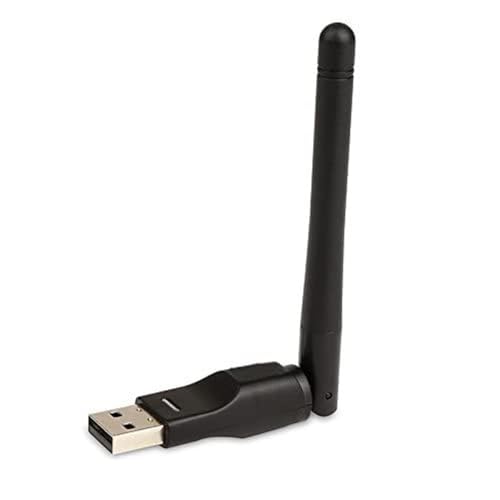 J&J Wifi - Ralink RT5370 - OEM-WiFi-Dongle-Mini-Receiver mit externer Antenne, wireless, mit USB-Anschluss, langer Reichweite, 150 Mbps, für Skybox / Decoder / Zgemma / Sunray / Dreambox J&J Wifi - Ralink RT5370 - OEM-WiFi-Dongle-Mini-Receiver mit externer Antenne, wireless, mit USB-Anschluss, langer Reichweite, 150 Mbps, für Skybox / Decoder / Zgemma / Sunray / Dreambox von JEYEFFE