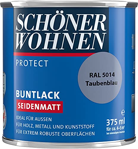 0,375L Schöner Wohnen ProfiDur Buntlack sm RAL 5014 taubenblau von J. D. Flügger