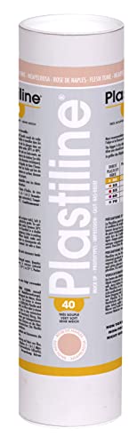 Jacques Herbin 1240T - Plastiline, 1kg, Härtegrad 40, ideal zum Modellieren, 100% wiederverwendbar, Neapelrosa von PLASTILINE