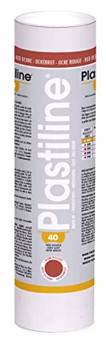Jacques Herbin 1340T - Plastiline, 1kg, Härtegrad 40, ideal zum Modellieren, 100% wiederverwendbar, Ockerrot von Jacques Herbin