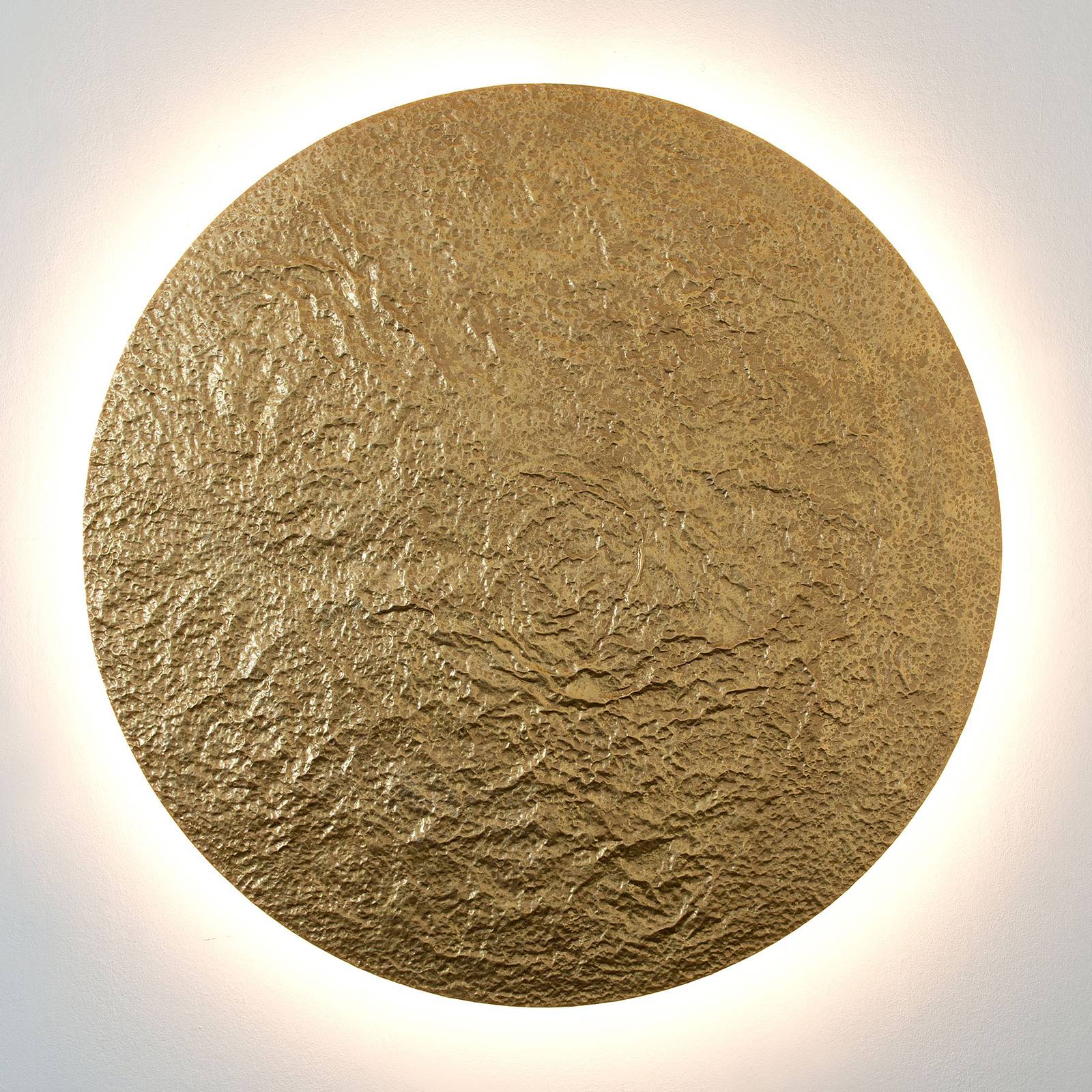 LED-Wandleuchte Meteor, Ø 120 cm, gold von Holländer