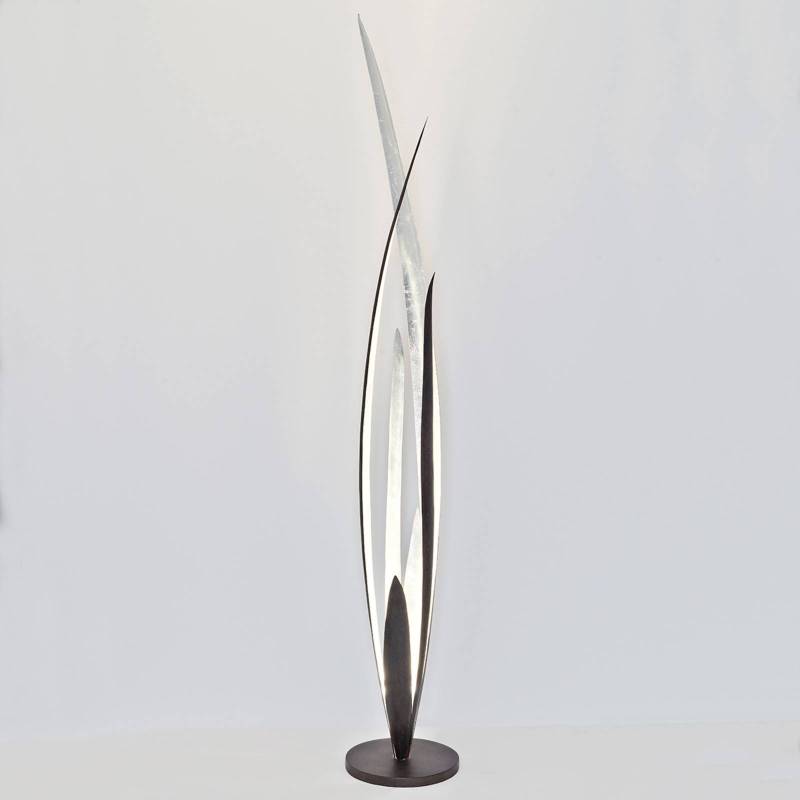 Palustre - schwarz-braun-silberne Stehleuchte Palustre - schwarz-braun-silberne Stehleuchte von Holländer