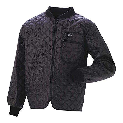 J.A.K. 0212617 Serie 6102 100% Polyester Thermojacke, Schwarz, 4XL Größe von J.A.K.