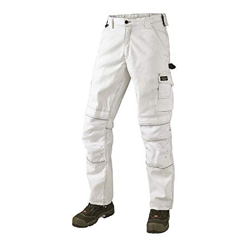 J.A.K. 150004088 Serie 1500 60% Baumwolle/40% Polyester Bundhose, Weiß, 50 R (35/32) Größe von J.A.K.
