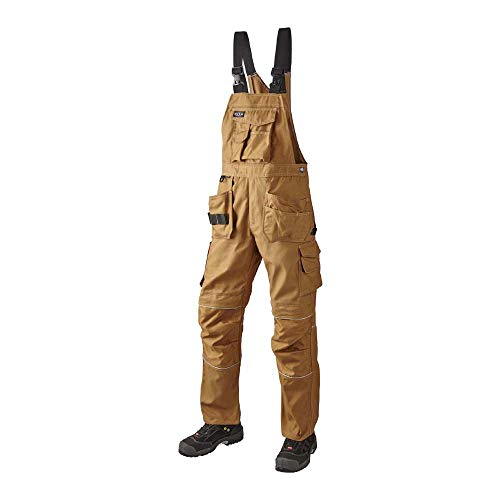 J.A.K. 150317B128 Serie 1503 60% Baumwolle/40% Polyester Latzhose, Camel, 70 L (50/35) Größe von J.A.K.