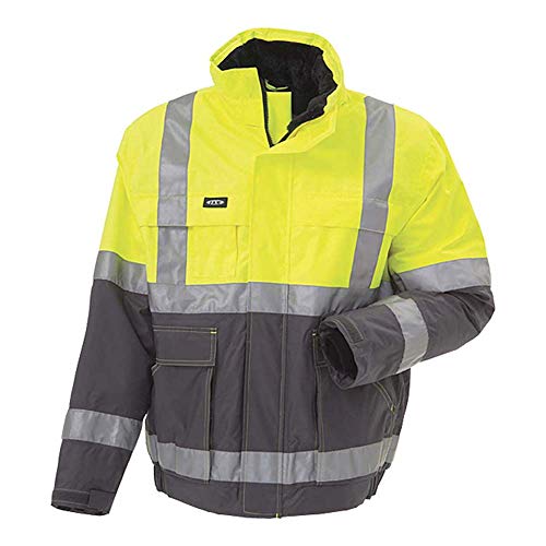 J.A.K. 3129118 Serie 11131 100% Polyester mit PU-Coating High Performance Jacke, EN 343, EN 20471, Klasse 2, Gelb/Grau, 5XL Größe J.A.K. 3129118 Serie 11131 100% Polyester mit PU-Coating High Performance Jacke, EN 343, EN 20471, Klasse 2, Gelb/Grau, 5XL Größe von J.A.K.