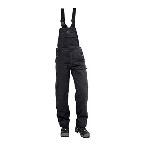 J.A.K. 510312088 Serie 5103 65% Polyester/35% Baumwolle Latzhose, Schwarz, 50 R/L (35/32-35/35) Größe von J.A.K.