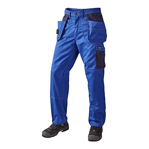 J.A.K. 920418080 Serie 9204 65% Polyester/35% Baumwolle Bundhose mit Hängetaschen, Königsblau/Marine, 46 R (32/32) Größe von J.A.K.