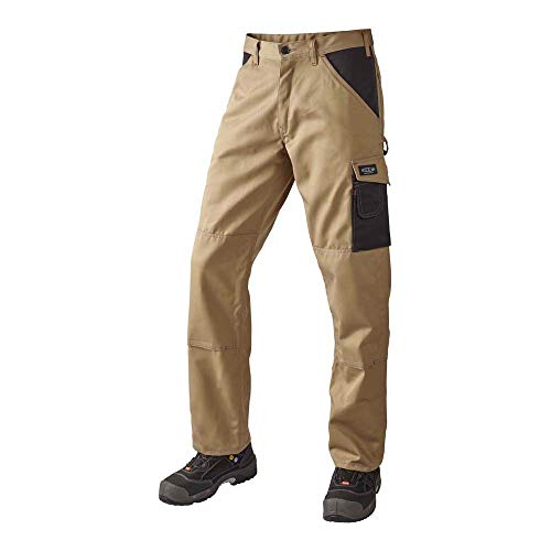 J.A.K. 920634120 Serie 9206 65% Polyester/35% Baumwolle Bundhose, Khaki/Schwarz, 66 R (47/32) Größe von J.A.K.