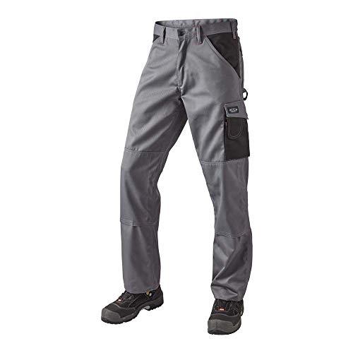 J.A.K. 920650B104 Serie 9206 65% Polyester/35% Baumwolle Bundhose, Grau/Schwarz, 58 L (41/35) Größe von J.A.K.