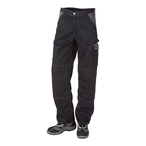 J.A.K. 920651112 Serie 9206 65% Polyester/35% Baumwolle Bundhose, Schwarz/Grau, 62 R (44/32) Größe von J.A.K.