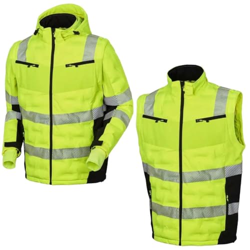 JAK 11138 Warnschutzjacke/Bodywarmer | Gelb/Schwarz | XL JAK 11138 Warnschutzjacke/Bodywarmer | Gelb/Schwarz | XL von J.A.K.