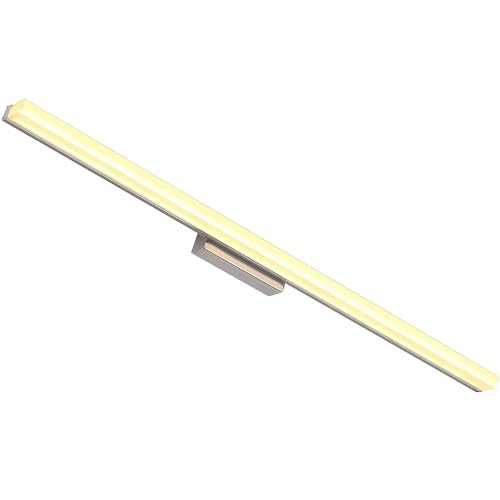 J.SUNUN LED Spiegelleuchte badlampe Warmes Licht 3000K 150CM Spiegellampe badezimmer lampe wand wandlampe Spiegelschrank beleuchtung leuchte lampe Spiegellampen für das bad wasserdicht 30W von J.SUNUN