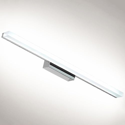 J.SUNUN LED Spiegelleuchte badlampe Weißes Licht 6000K 100CM Spiegellampe badezimmer lampe wand wandlampe Spiegelschrank beleuchtung leuchte lampe Spiegellampen für das bad wasserdicht 20W von J.SUNUN