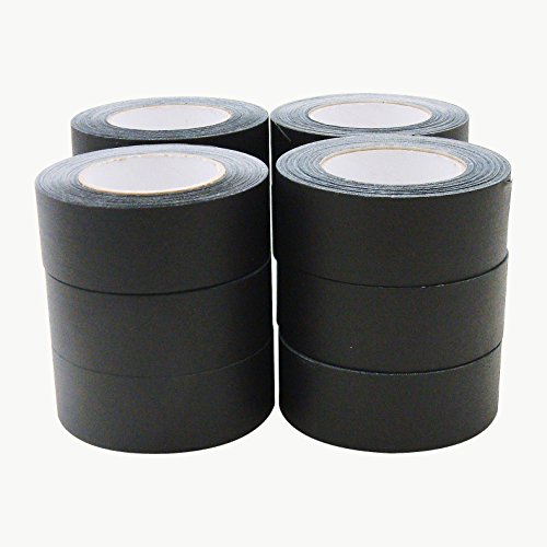 JVCC GAFF30YD Premium Grade 30 Yard Gaffers Tape: 2 in. x 30 yds. (Schwarz) [12 Pack] von J.V. Converting