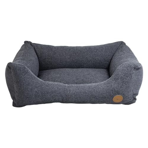 JACK AND VANILLA, Hampton Orthopädisches Sofa, Dunkelgrau, Größe M, 80 x 60 x 25 cm von JACK AND VANILLA