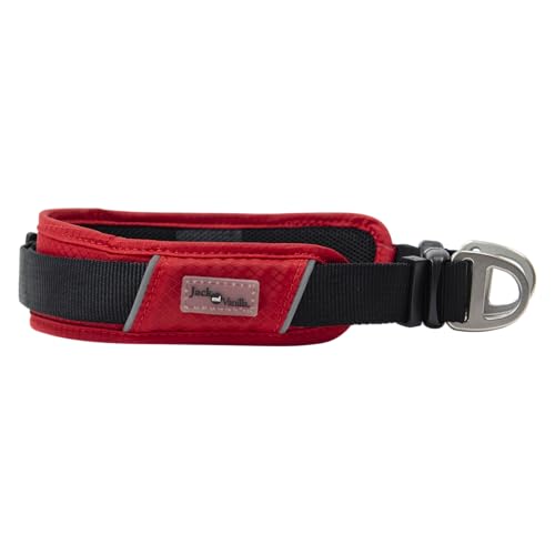 JACK AND VANILLA, Hundehalsband, Expeditionsmodell, rote Farbe, Größe 20 mm x 42 cm JACK AND VANILLA, Hundehalsband, Expeditionsmodell, rote Farbe, Größe 20 mm x 42 cm von JACK AND VANILLA