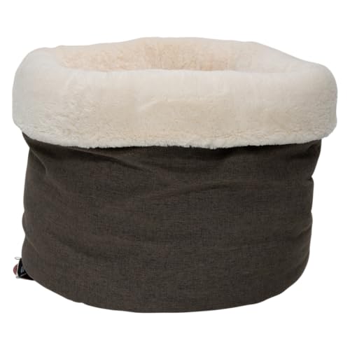 JACK AND VANILLA, weicher Korb Modell Nimba für Hunde und Katzen, ergonomisches Design, strapazierfähiger Stoff, leicht zu reinigen, optimale Unterstützung, 50 x 50 x 45 cm, Dunkelbraun JACK AND VANILLA, weicher Korb Modell Nimba für Hunde und Katzen, ergonomisches Design, strapazierfähiger Stoff, leicht zu reinigen, optimale Unterstützung, 50 x 50 x 45 cm, Dunkelbraun von JACK AND VANILLA